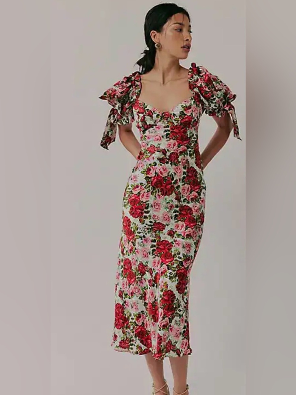 Selkie NWT The Poet Printed Slip Dress XL